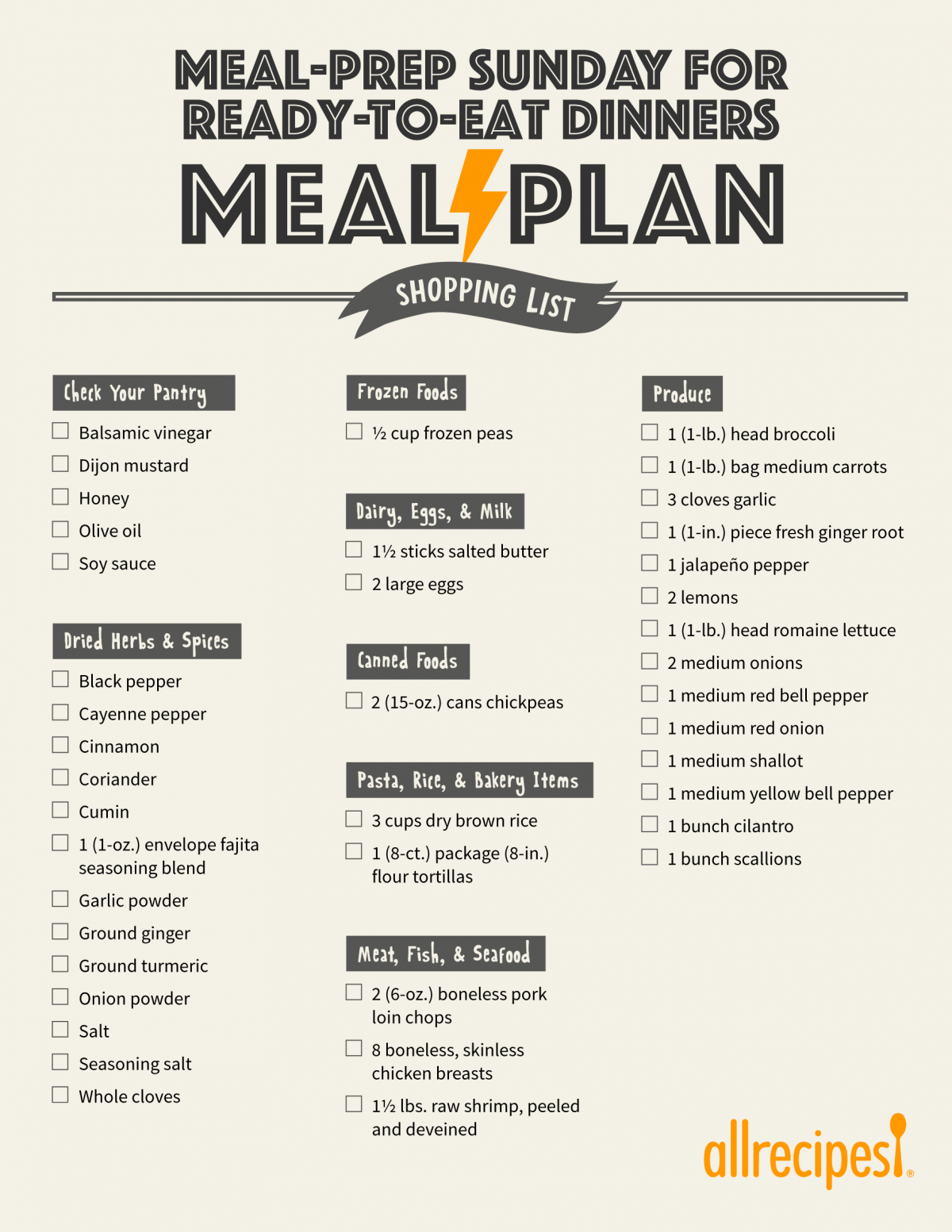 How to Meal Prep on Sundays